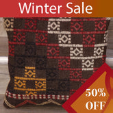 Small Handmade Turkish kilim cushion - WS240848