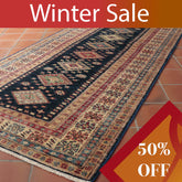 Extra fine handmade Afghan Kazak runner - WS274079