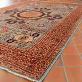 Handmade Afghan Mamluk rug - 306433