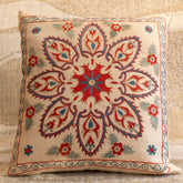 Handmade Uzbek Suzani Silk Cushion - 307746AF