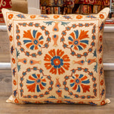 Handmade Uzbek Suzani Silk Cushion - 307746-AZ