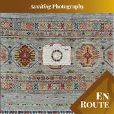 Handmade fine Afghan Samarkand runner - ENR308181