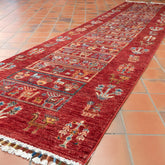 Handmade Afghan Kharjeen runner - 308324
