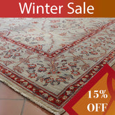 Handmade extra fine Afghan Aryana square rug - WS308539