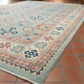 Handmade Luxury Commercial Afghan Kazak rug - 308822