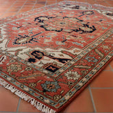 Handmade Indo Serapi rug - 309195