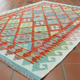 Handmade Afghan tribal Kilim - 309709