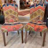 Handmade Turkish kilim Dining Chairs- 3097801 pair A