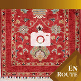 Handmade Afghan Sultani rug - ENR309850