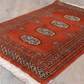 Handmade Pakistan Bokhara rug - 309966