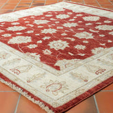 Handmade Afghan Ziegler square rug - 310106