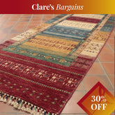 Handmade Afghan Loribaft long runner - CB295548