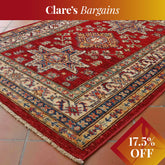 Handmade Afghan Kazak rug - CB307756