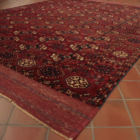 Antique handmade Tekke Turkoman carpet - WS139668
