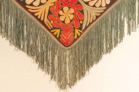 very old Fine silk camel decoration -WS160369