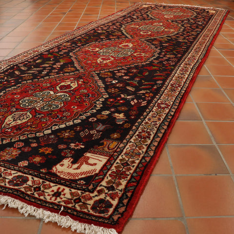 Handmade Oriental Qashqai wide runner - WS262454