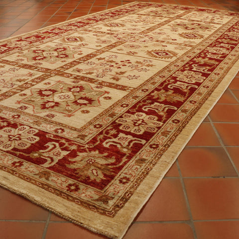 Fine handmade Afghan Ziegler wide runner - WS263194