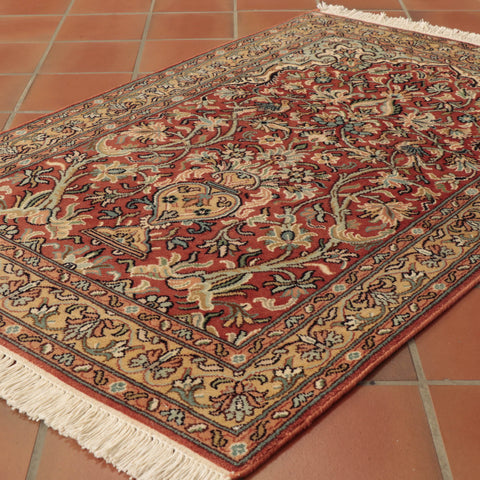 Handmade Kashmir Silk rug - WS284848
