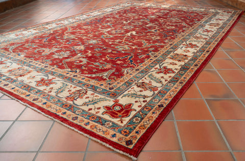 Handmade fine Afghan Ziegler rug - WS284938