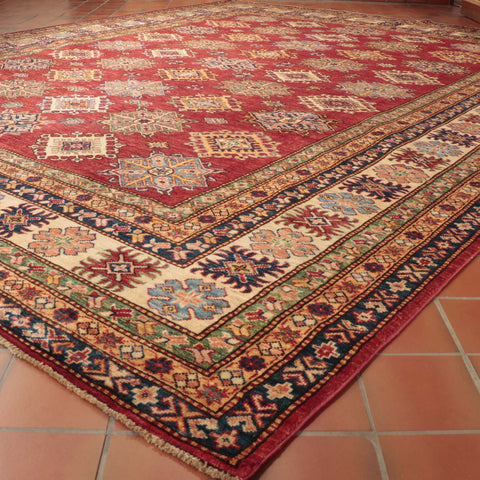 Fine handmade Afghan Kazak carpet - WS284953