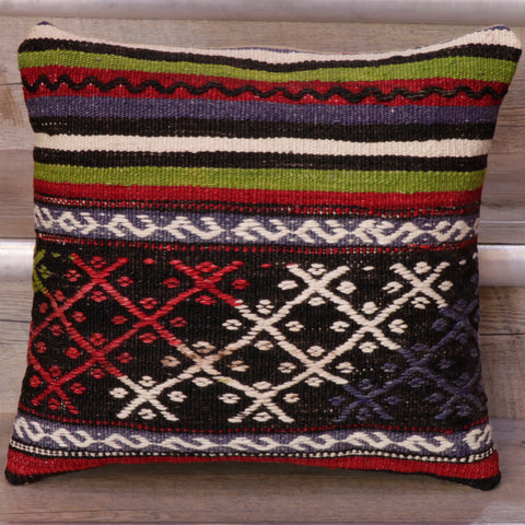 Small Handmade Turkish Kilim Cushion - WS295391