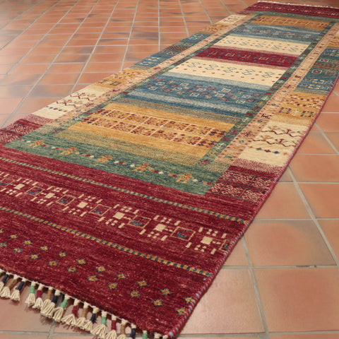 Handmade Afghan Loribaft long runner - WS295548