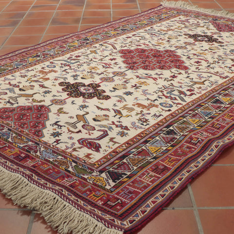 Fine handmade Persian Suzani rug - WS295587