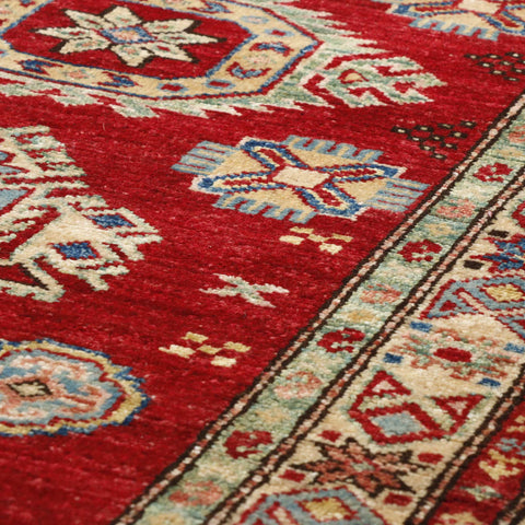 Fine handmade Afghan Kazak runner - WS295682