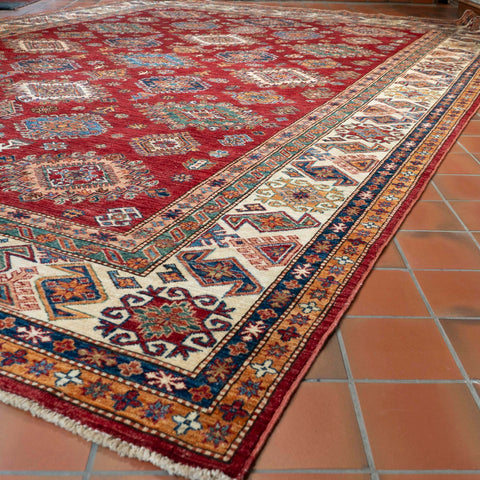 Handmade fine Afghan Kazak carpet - WS295882