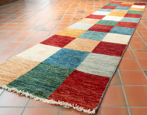 Handmade Afghan Loribaft runner - WS306554