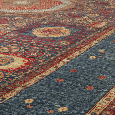 Handmade Afghan Mamluk oversize carpet - WS307331