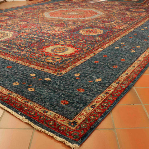 Handmade Afghan Mamluk oversize carpet - WS307331