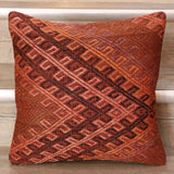 Small Handmade Turkish kilim cushion - 307515