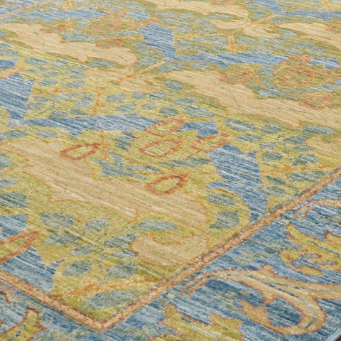 Handmade Arts and Crafts style Ziegler rug - 307649