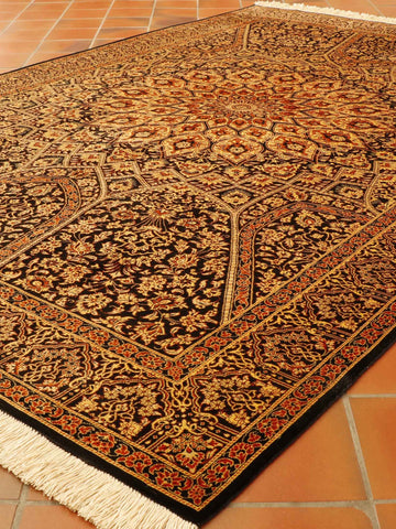 Extra fine handmade Oriental Qum silk rug - WS307655