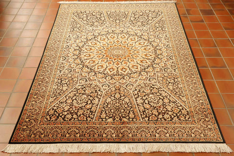 Extra fine handmade Oriental Qum silk rug - WS307655