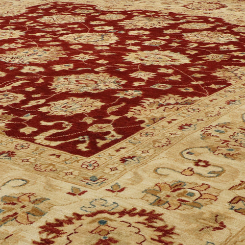 Fine handmade Afghan Ziegler square carpet - WS307658