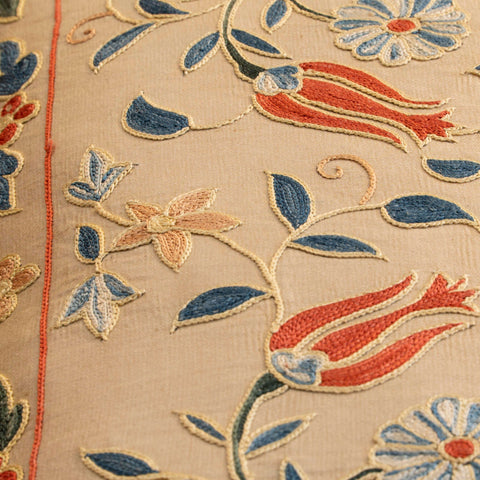 Handmade Uzbek Suzani Silk Cushion - 307746AG