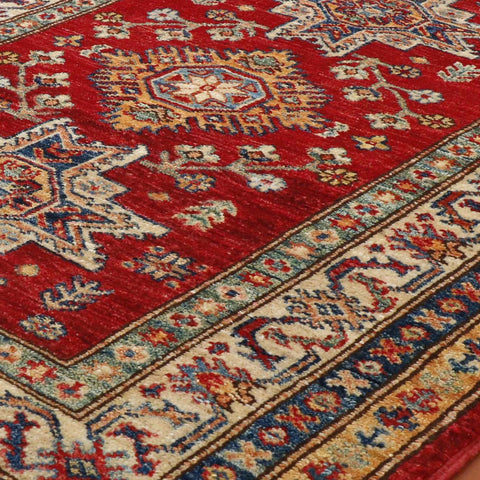 Handmade Afghan Kazak rug - WS307756