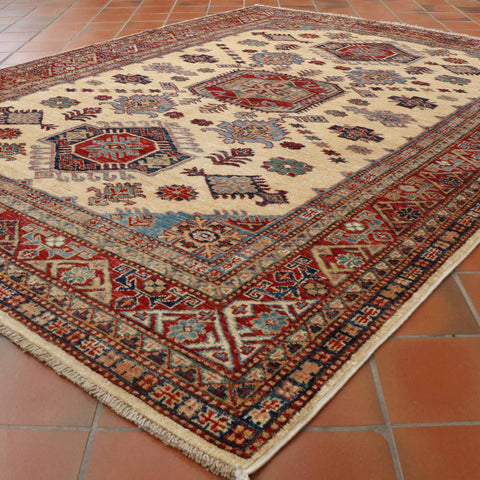Extra fine handmade Afghan Kazak rug - WS307785