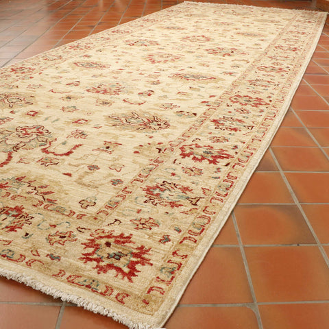 Fine handmade Afghan Ziegler wide runner - WS307924