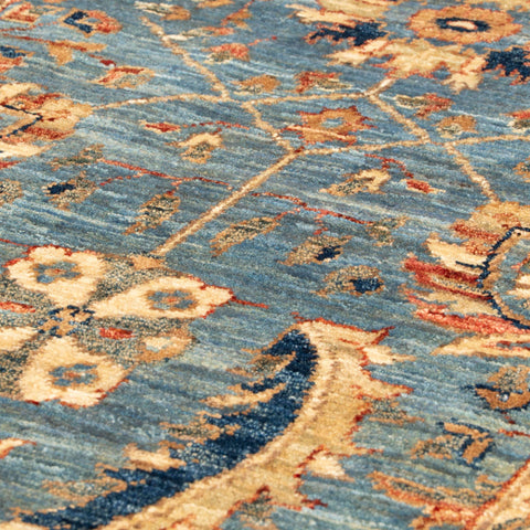 Handmade Afghan Choeb Rang short runner - 307946