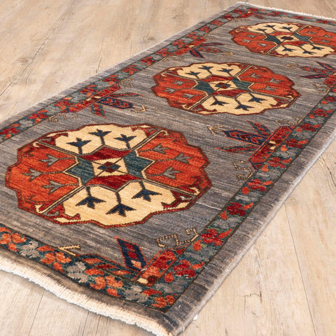 Handmade Afghan Ersari short runner - 307948