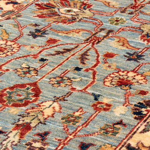 Handmade Afghan Choeb Rang short runner - 307950