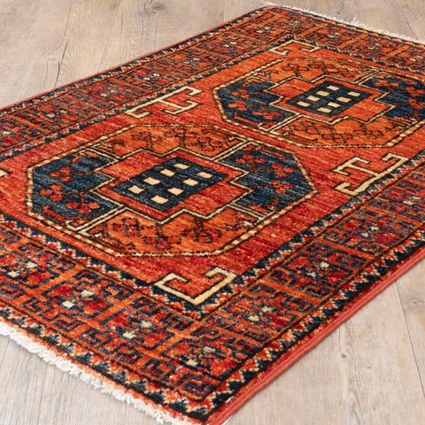 Handmade Afghan Ersari rug - 307954