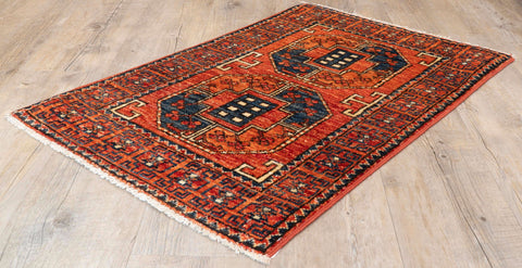 Handmade Afghan Ersari rug - 307954