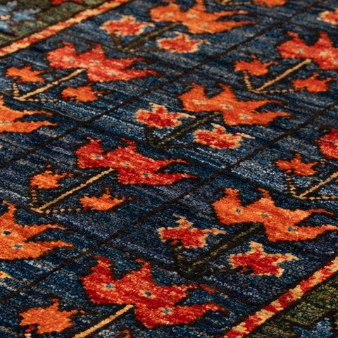 Handmade Afghan Ersari rug - 307956