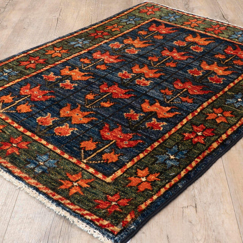 Handmade Afghan Ersari rug - 307956