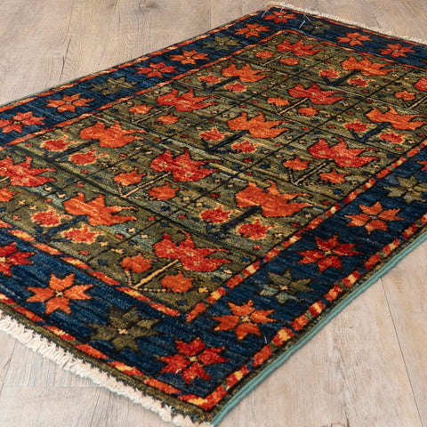 Handmade Afghan Ersari rug - 307958