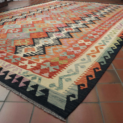 Handmade Afghan Kilim - WS307987